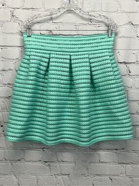 Freestyle Revolution Skirt Women's Size L Mint Green Eyelet Mini Skater Lined